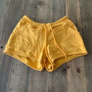 American Apparel Classic Girl Shorts - yellow xs